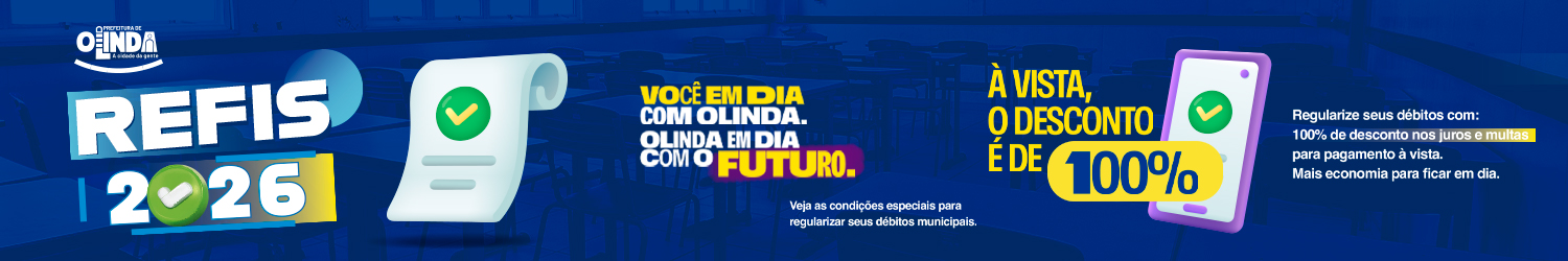 Campanha IPTU 2025: seu imposto transforma Olinda