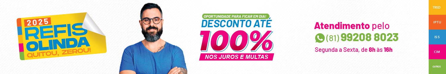 Campanha IPTU 2025: seu imposto transforma Olinda