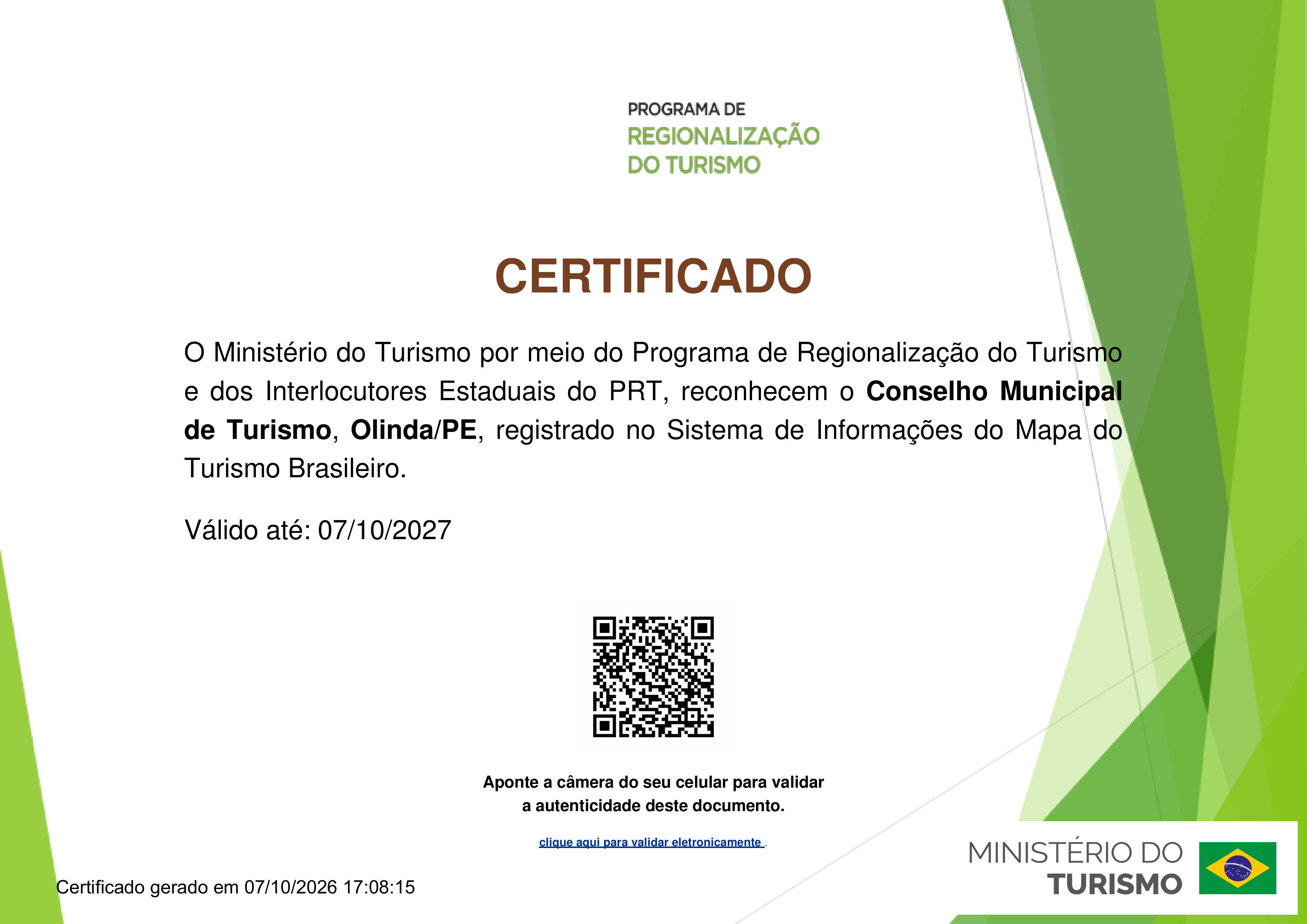 Certificado De Conselho Municipal