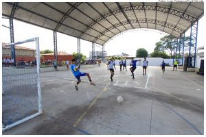 Ato pela paz nos estádios, marca o Olinda em Ação, no bairro de Jardim Brasil. Foto: Luiz Fabiano/Pref.Olinda