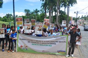 Caminha contra o abuso e a exploração sexual de crianças e adolescentes. Foto: Ádria de Souza/Pref.Olinda