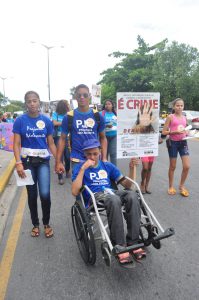 Caminha contra o abuso e a exploração sexual de crianças e adolescentes. Foto: Ádria de Souza/Pref.Olinda