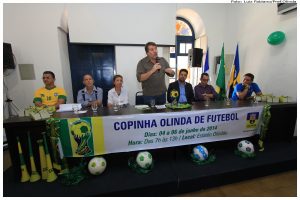 Cerimônia de abertura da I Copinha Olinda de Futebol. Foto: Luiz Fabiano/Pref.Olinda