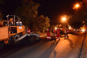 Recapeamento da Via do Contorno, em Jardim Atlântico. Foto: Lucio Pessoa/Pref.Olinda