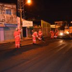 Recapeamento da Via do Contorno, em Jardim Atlântico. Foto: Lucio Pessoa/Pref.Olinda