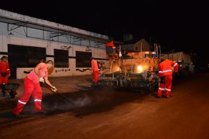 Em princípio, o trabalho foi reiniciado em vias de Jardim Atlântico. Foto: Lucio Pessoa/Pref.Olinda