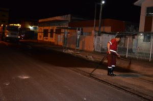 Em princípio, o trabalho foi reiniciado em vias de Jardim Atlântico. Foto: Lucio Pessoa/Pref.Olinda